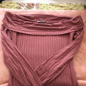 Charlotte Russe Off-the-Shoulder Bodysuit